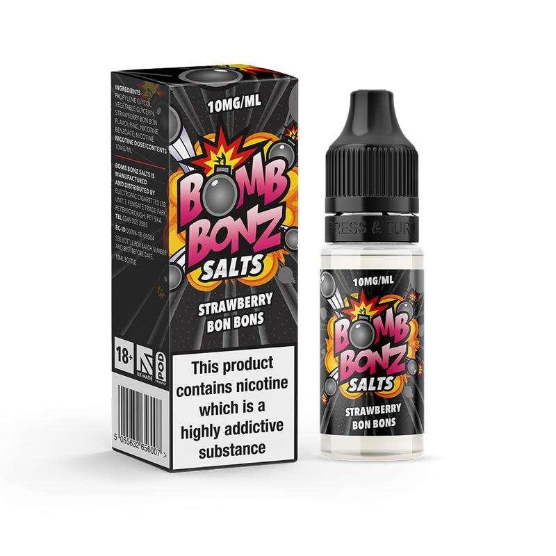 Product Image of Strawberry Bon Bons Nic Salt E liquid by Bomb Bonz 10ml