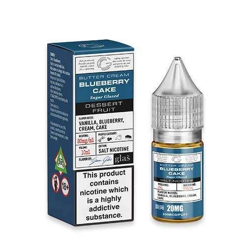 Product Image of Buttercream Blueberry Cake Nic Salt E-Liquid by Glas Basix Series 10ml