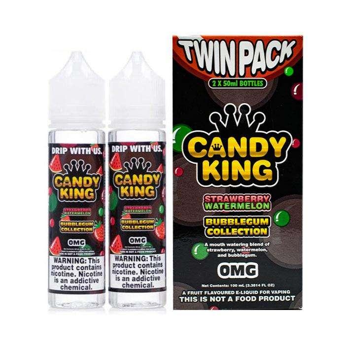 Product Image of Candy King Bubblegum Collection - Strawberry Watermelon - 100ml