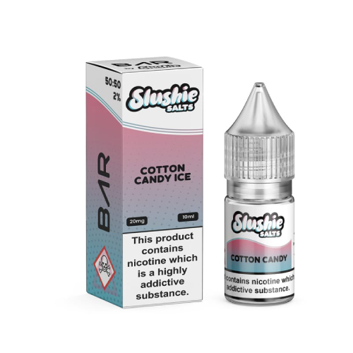 Product Image of Cotton Candy Ice Nic Salt E-Liquid by BAR by Slushie Salts 10ml