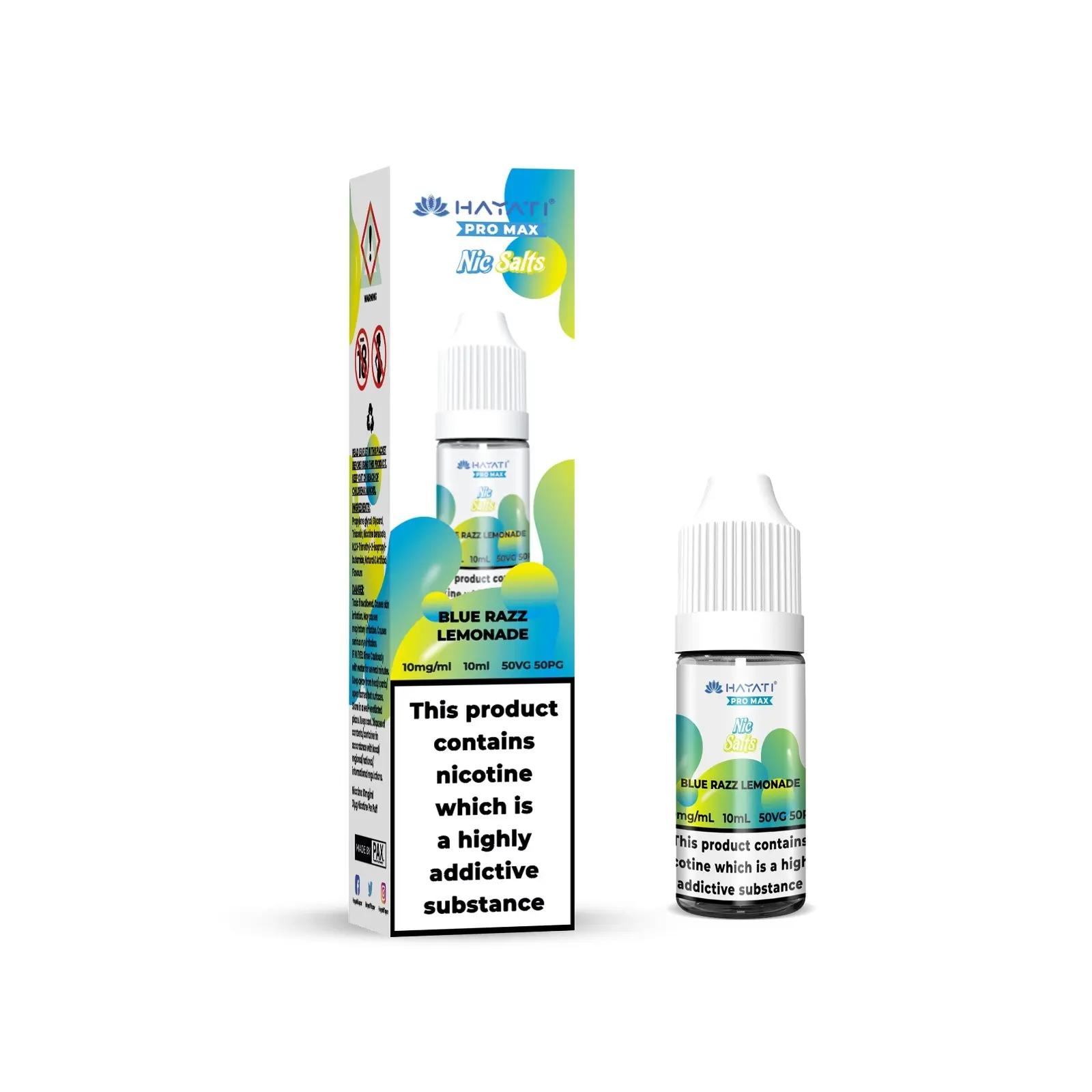 Product Image of Blue Razz Lemonade Nic Salt E-liquid by Hayati Crystal Pro Max 10ml