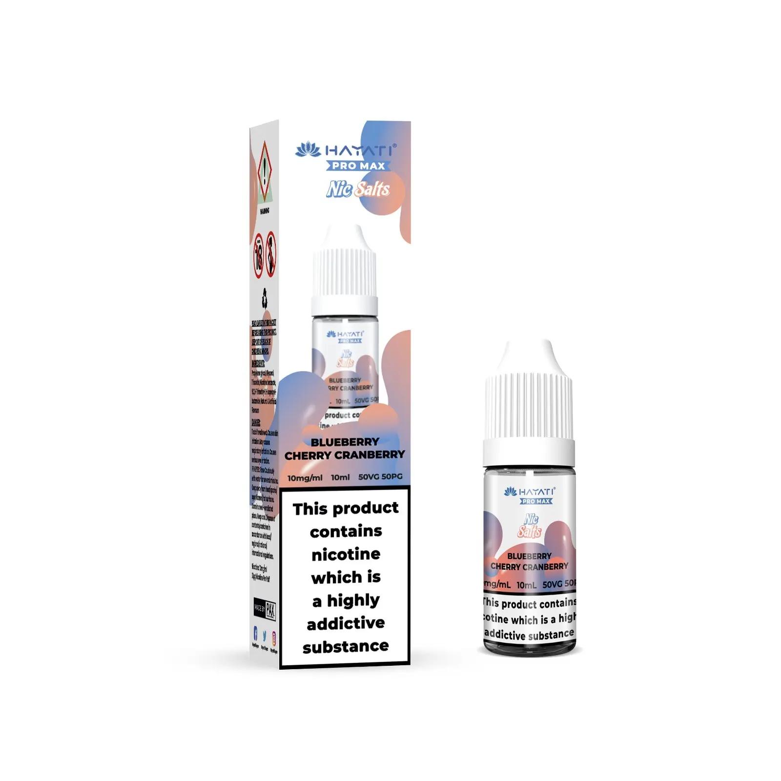 Product Image of The Crystal Pro Max Nic Salts - Blueberry Cherry Cranberry - 10ml