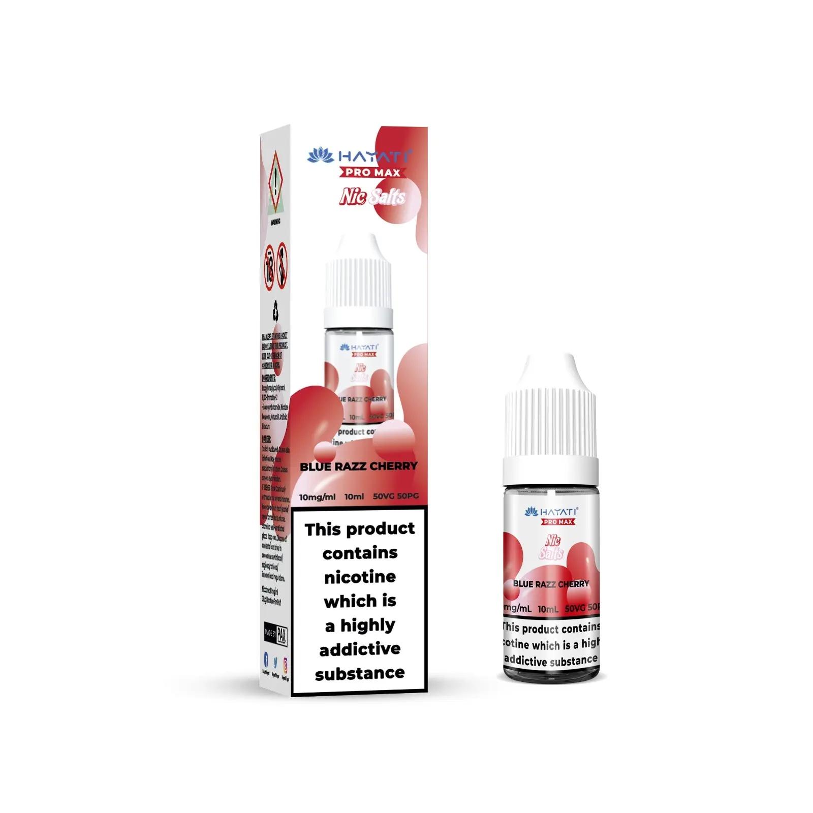 Product Image of Blue Razz Cherry Nic Salt E-liquid by Hayati Crystal Pro Max 10ml