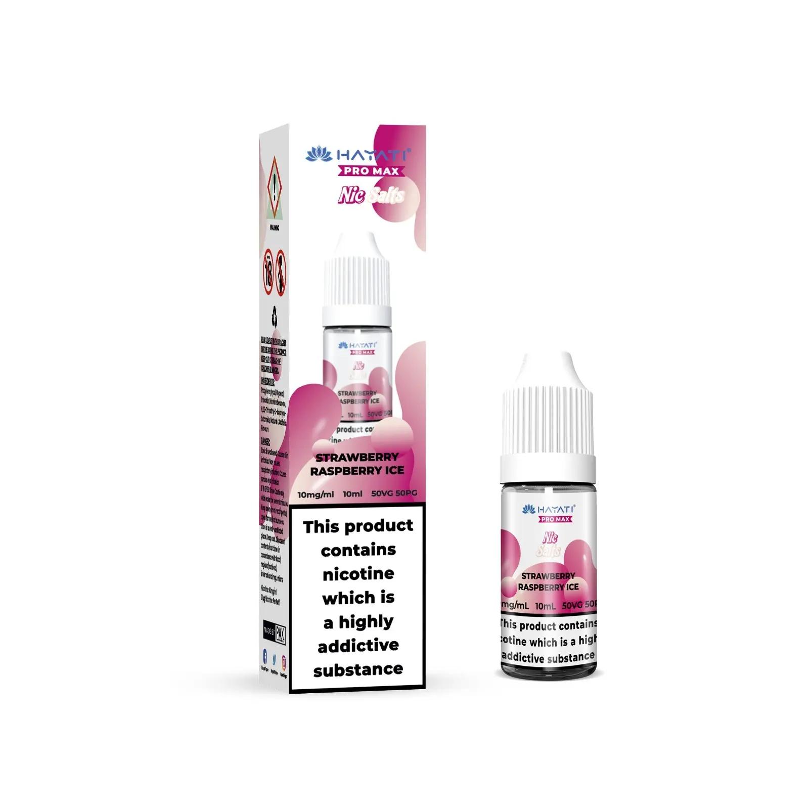 Product Image of The Crystal Pro Max Nic Salts - Strawberry Raspberry Ice - 10ml