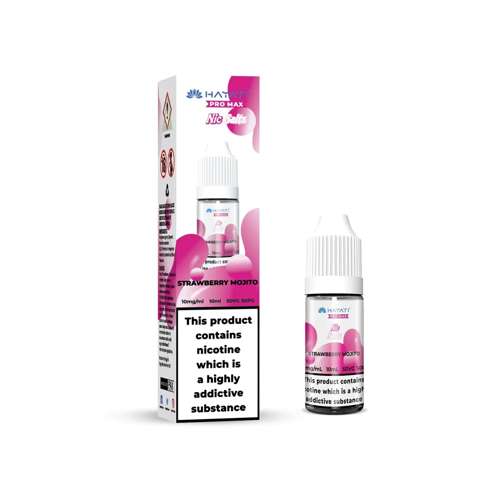 Product Image of Strawberry Mojito Nic Salt E-liquid by Hayati Crystal Pro Max 10ml