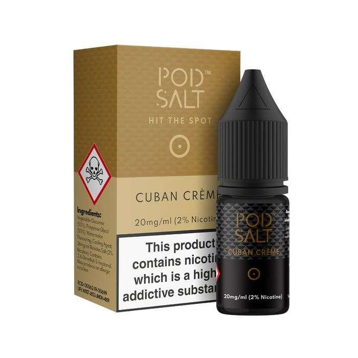 Product Image of Cuban Creme Nic Salt E-Liquid by Pod Salt 10ml