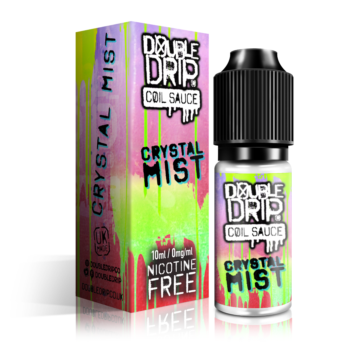 Product Image of Double Drip E Liquid - Crystal Mist - 10ml (Expired 2022)