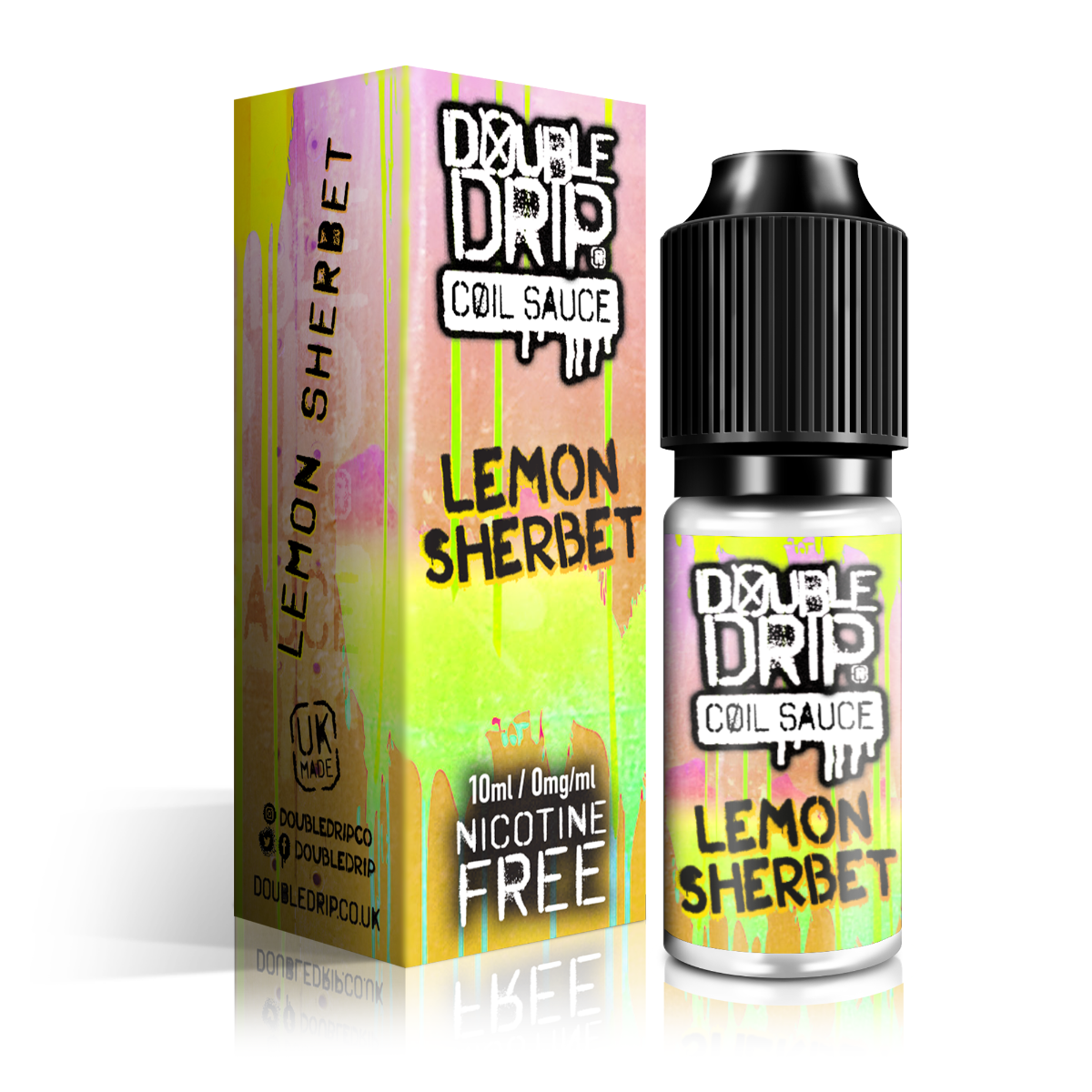 Product Image of Double Drip E Liquid - Lemon Sherbet - 10ml