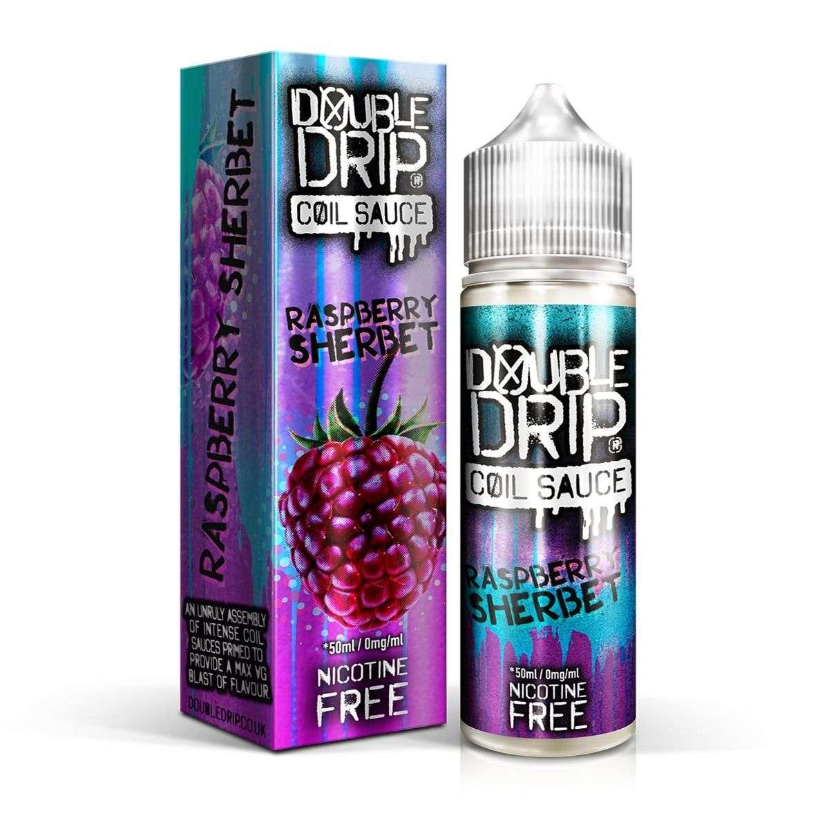 Product Image of Double Drip E Liquid - Raspberry Sherbet - 50ml