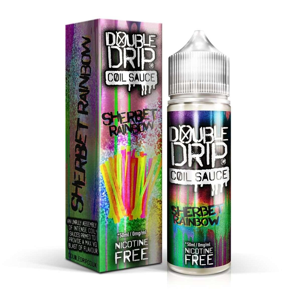 Product Image of Double Drip E Liquid - Sherbet Rainbow - 50ml