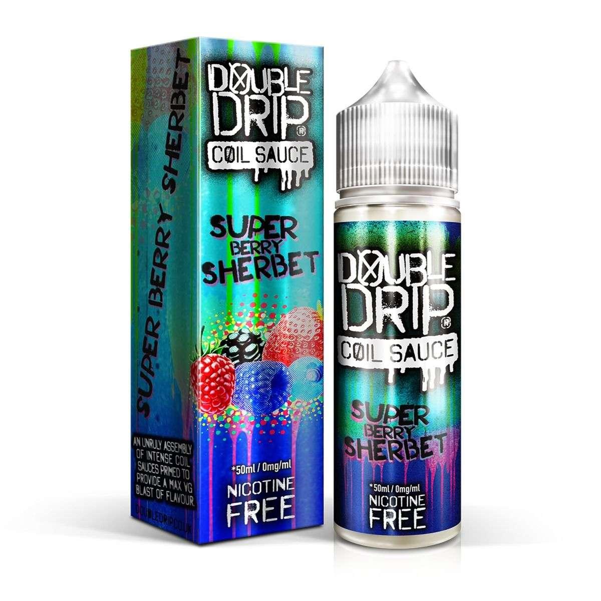 Product Image of Double Drip E Liquid - Super Berry Sherbet - 50ml