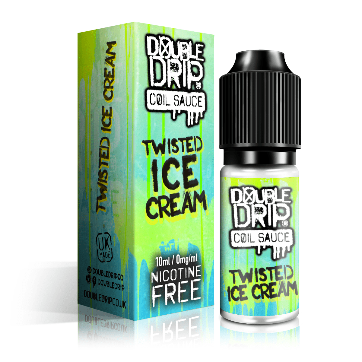 Product Image of Double Drip E Liquid - Twisted Ice cream - 10ml