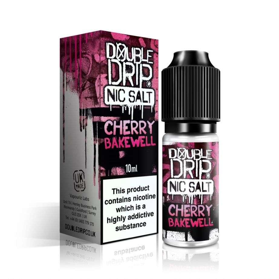 Product Image of Cherry Bakewell Nic Salt by Double Drip 10ml