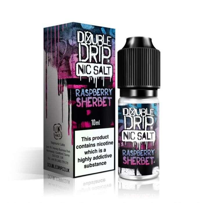 Product Image of Raspberry Sherbet Nic Salt by Double Drip 10ml