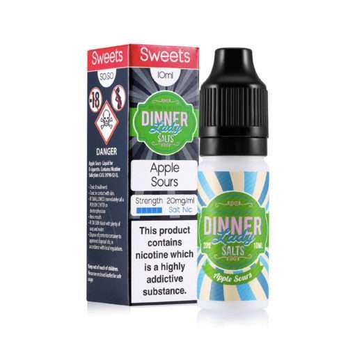 Product Image of Apple Sours Nic Salt E-Liquid by Dinner Lady 10ml