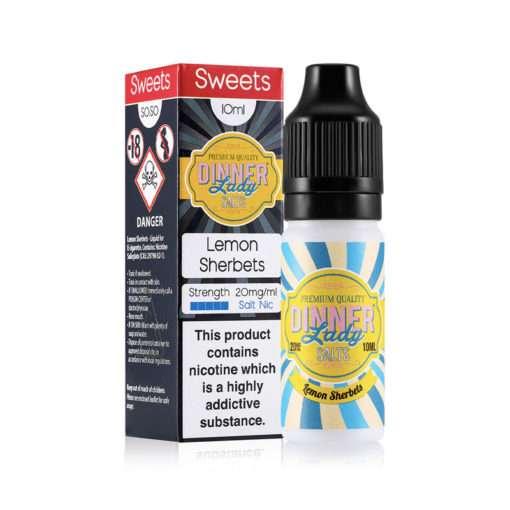 Product Image of Lemon Sherbets Nic Salt E-Liquid by Dinner Lady 10ml