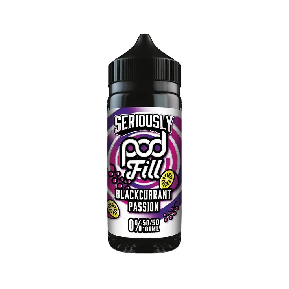 Product Image of Blackcurrant Passion Shortfill E-liquid by Seriously Pod Fill 100ml