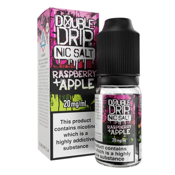 Product Image of Raspberry Apple Nic Salt E-Liquid by Double Drip Salts 10ml