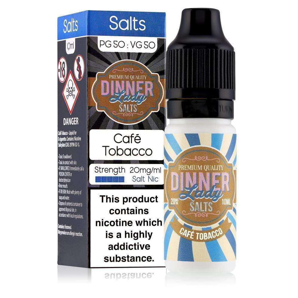 Product Image of Cafe Tobacco Nic Salt E-Liquid by Dinner Lady 10ml