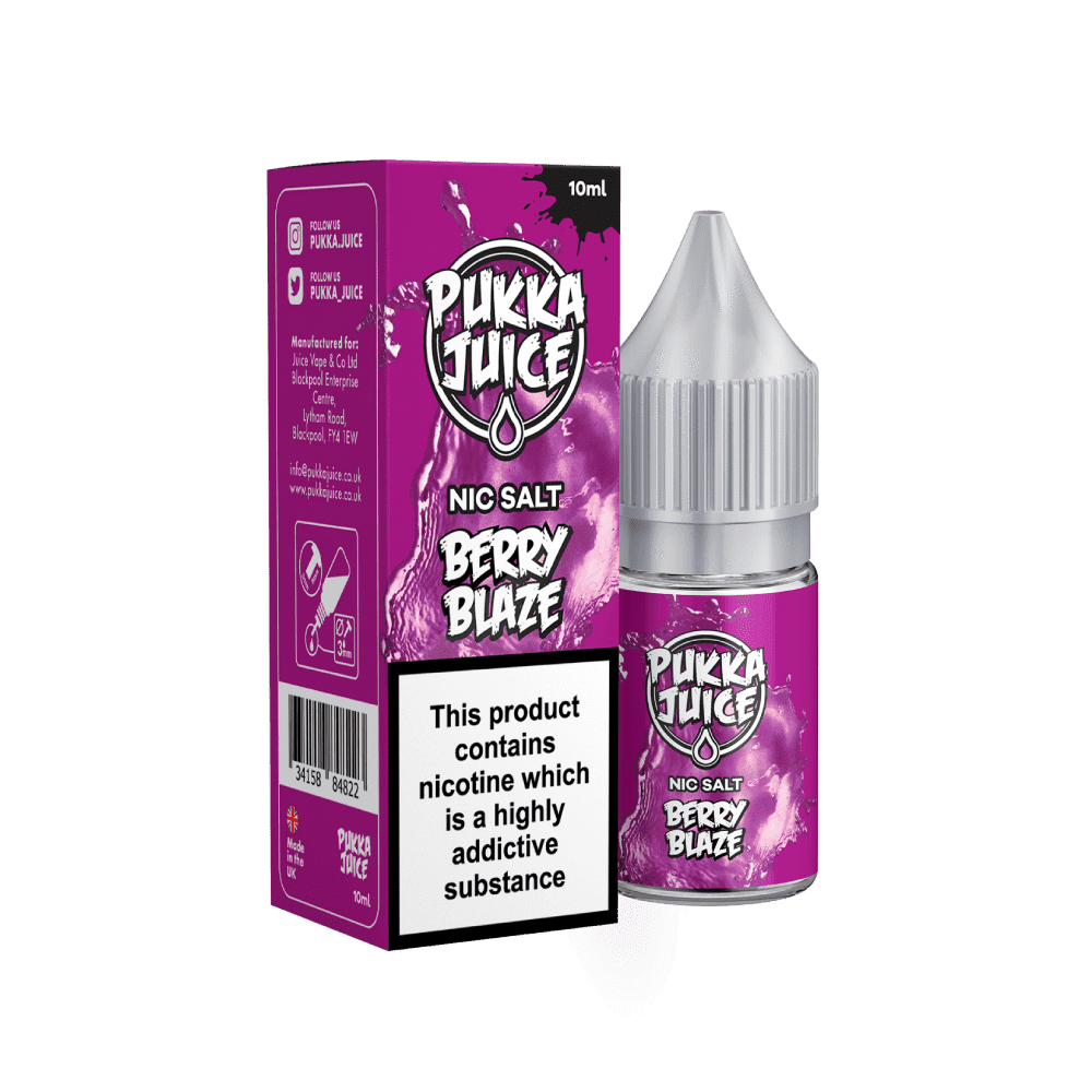 Product Image of Berry Blaze Nic Salt E-Liquid by Pukka Juice 10ml