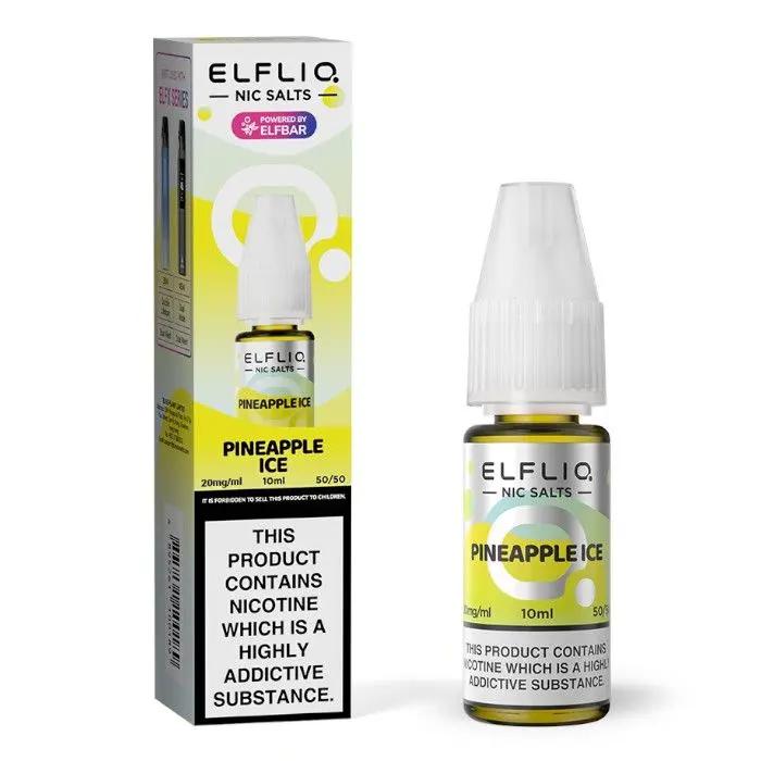 Product Image of Pineapple Ice Nic Salt E-Liquid by Elf Bar Elfliq Salts 10ml