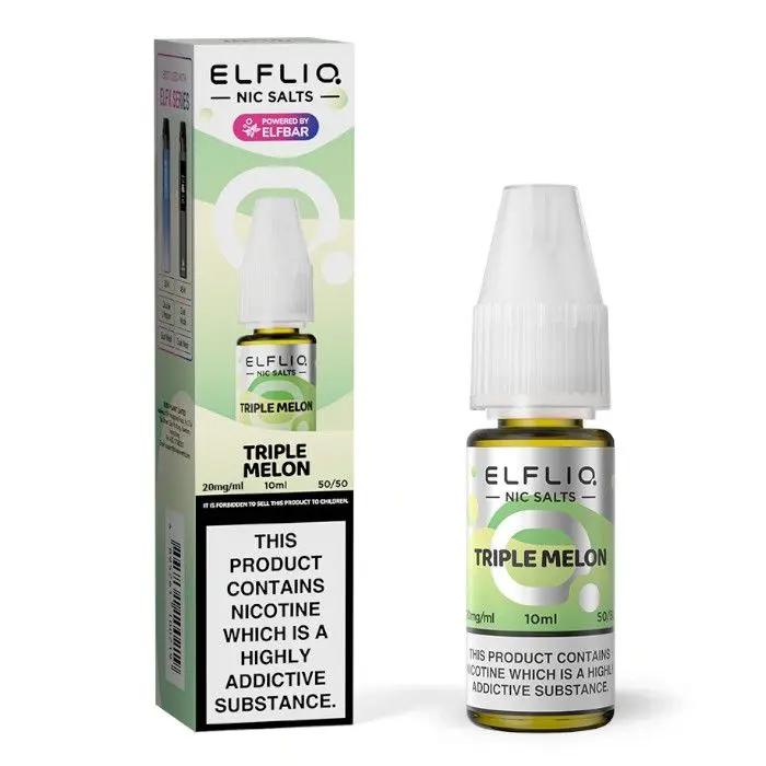 Product Image of Triple Melon Nic Salt E-Liquid by Elf Bar Elfliq Salts 10ml