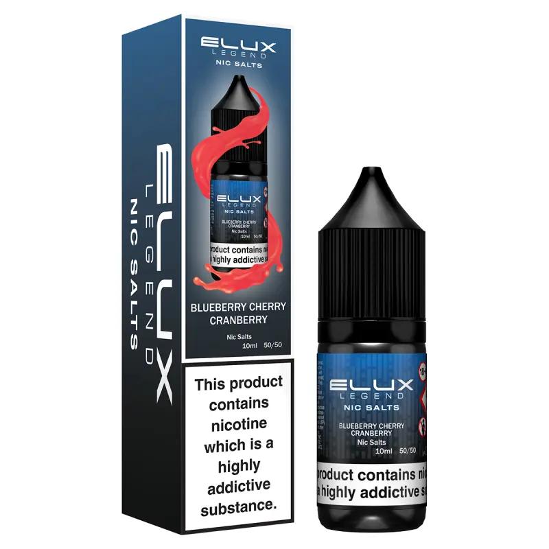 Product Image of Blueberry Cherry Cranberry Nic Salt E-Liquid by Elux Legend 10ml