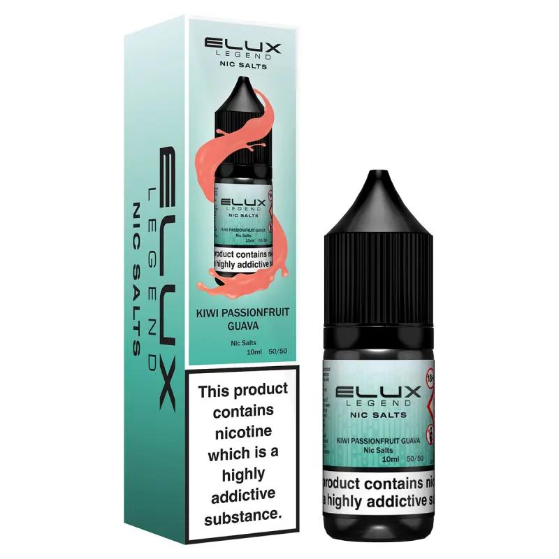 Product Image of Kiwi Passionfruit Guava Nic Salt E-Liquid by Elux Legend 10ml