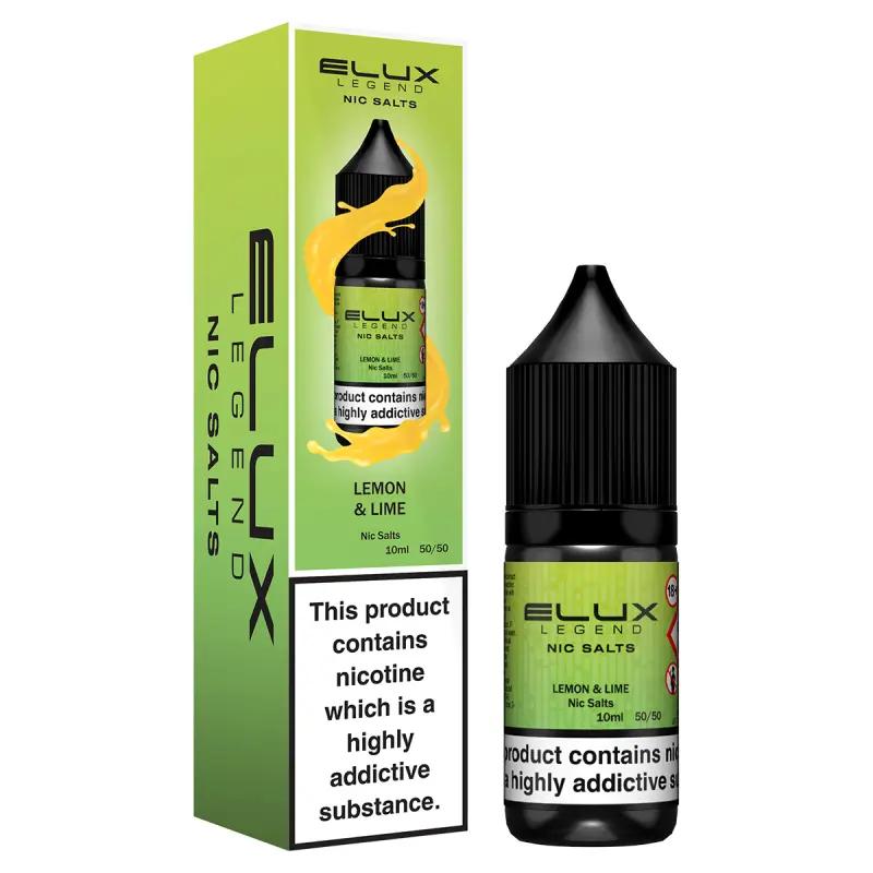 Product Image of Lemon & Lime Nic Salt E-Liquid by Elux Legend 10ml