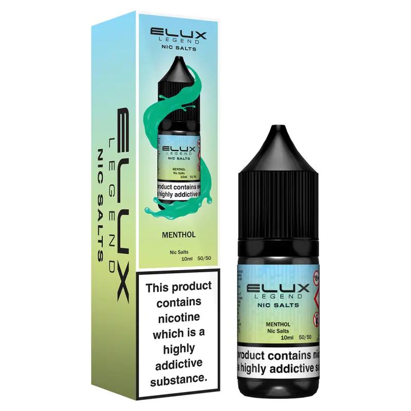 Product Image of Menthol Nic Salt E-Liquid by Elux Legend 10ml