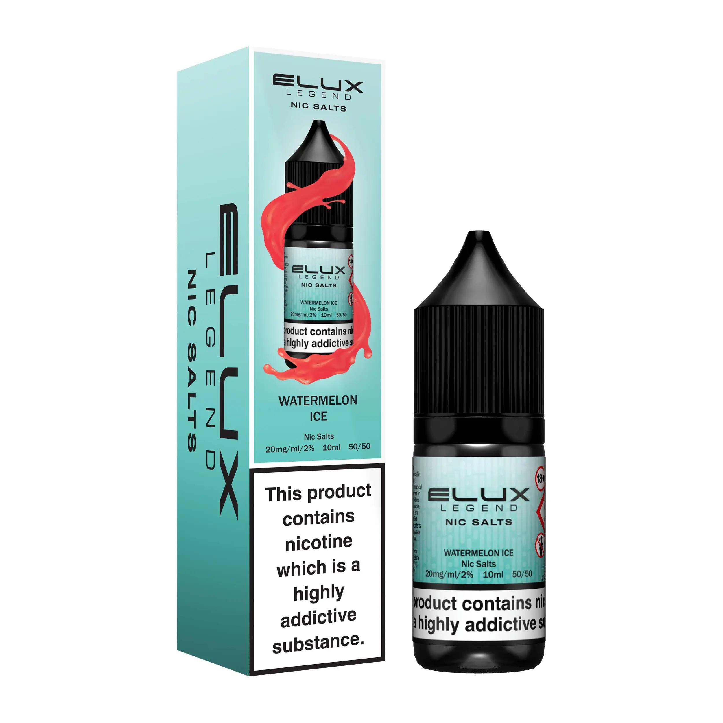 Product Image of Watermelon Ice Nic Salt E-Liquid by Elux Legend 10ml