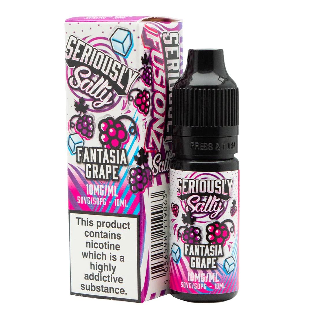 Product Image of Fantasia Grape Nic Salt E-Liquid by Doozy Fusionz Salts 10ml