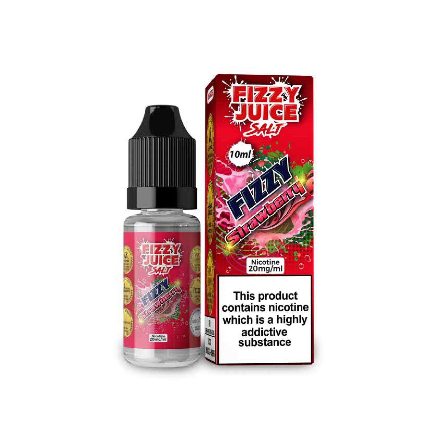 Product Image of Strawberry Nic Salt E-Liquid by Mohawk Fizzy Juice Salt 10ml