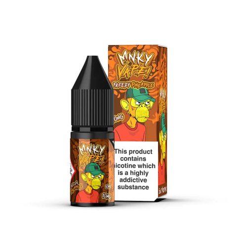 Product Image of Freezy Pineapple Nic Salt E-Liquid by MNKY Vape 10ml