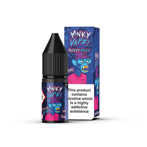 Product Image of Freezy Razz Nic Salt E-Liquid by MNKY Vape 10ml