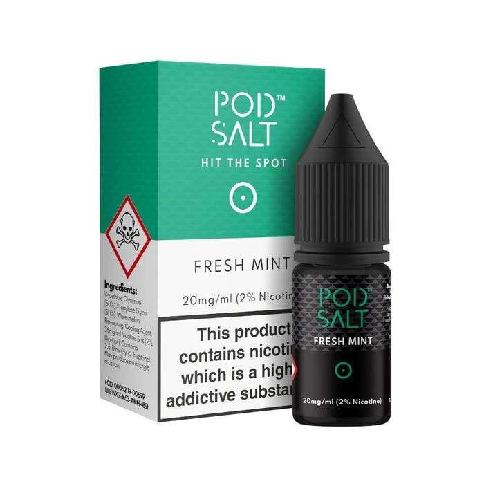 Product Image of Fresh Mint Nic Salt E-Liquid by Pod Salt 10ml