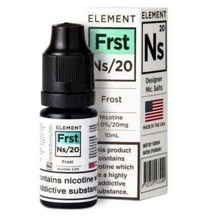 Product Image of Frost Nic Salt E-Liquid by Element NS10 & NS20 10ml