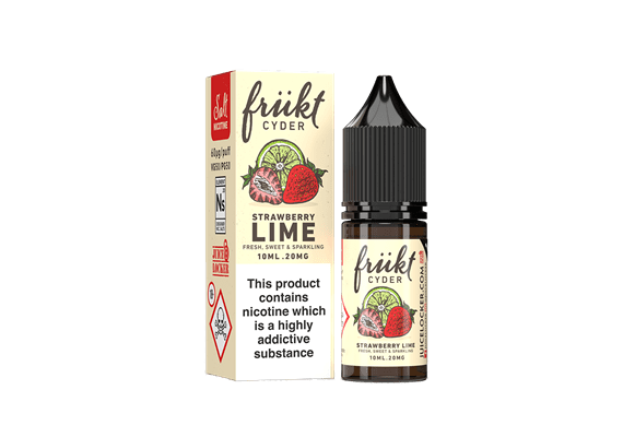 Product Image of Strawberry Lime Nic Salt E-Liquid by Frukt Cyder 10ml