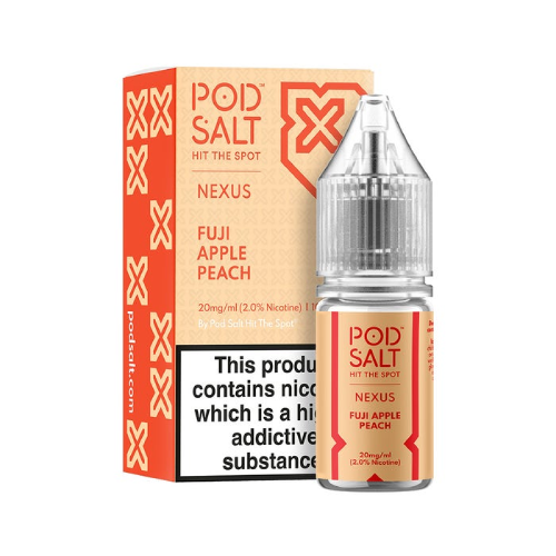 Product Image of Pod Salt Nexus Nic Salt - Fuji Apple Peach (Fuji Blend)- 10ml