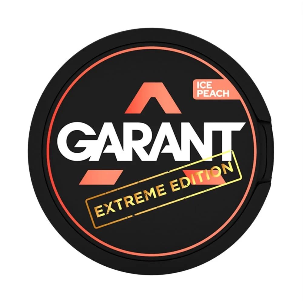 Product Image of Ice Peach Extreme Nicotine Pouches by Garant 25MG/G