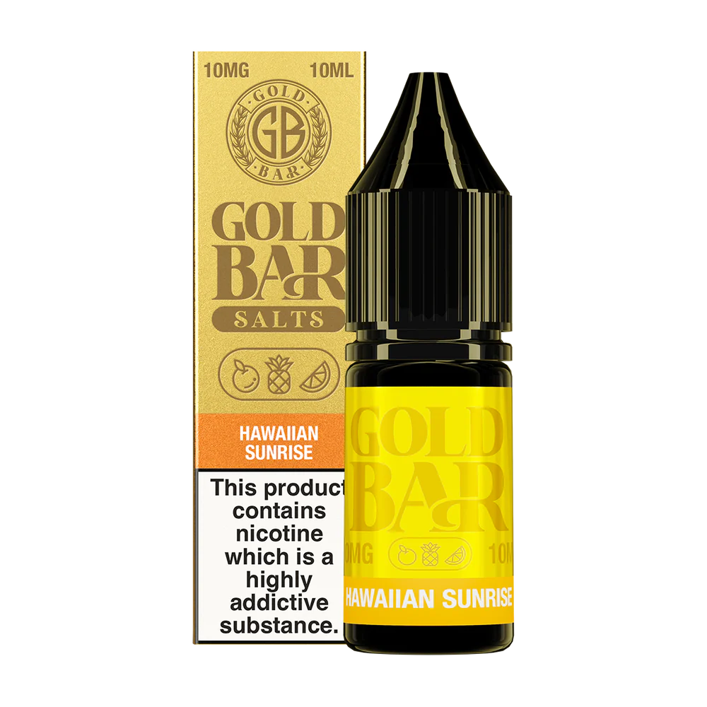 Product Image of Hawaiian Sunrise Nic Salt E-Liquid by Gold Bar 10ml