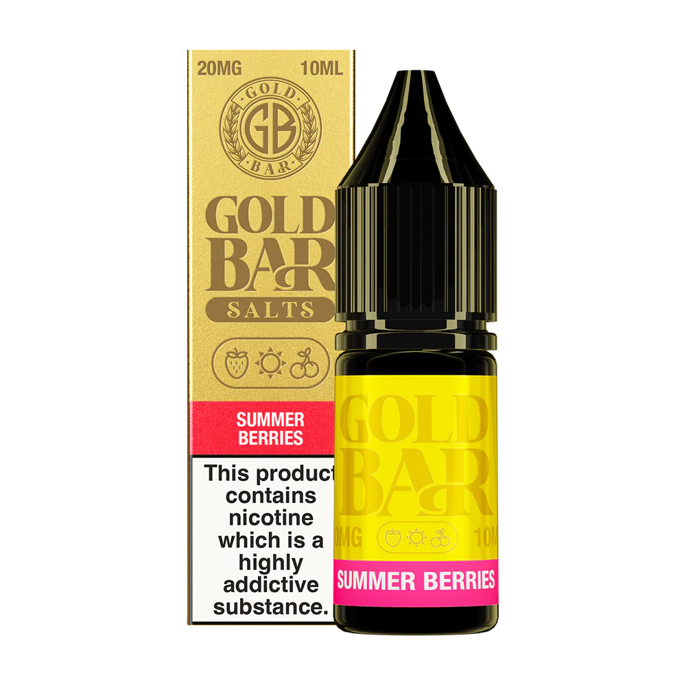 Product Image of Summer Berries Nic Salt E-Liquid by Gold Bar 10ml