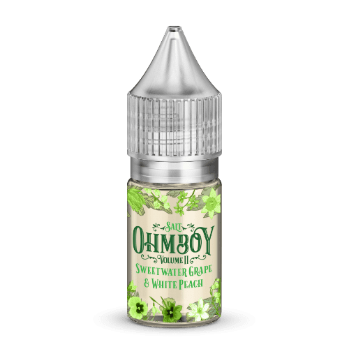 Product Image of Sweet Water Grape and White Peach Nic Salt E liquid by Ohm Boy Volume II 10ml