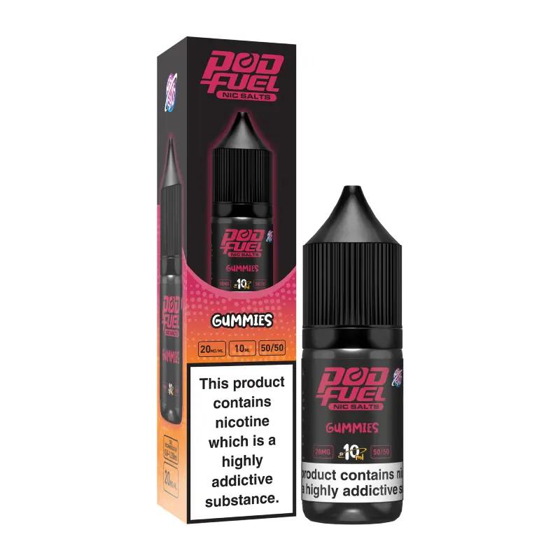 Product Image of Gummies Nic Salt E-liquid by Pod Fuel Nic Salt 10ml