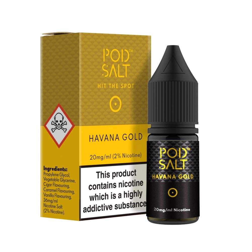 Product Image of Havana Gold Nic Salt E-Liquid by Pod Salt 10ml