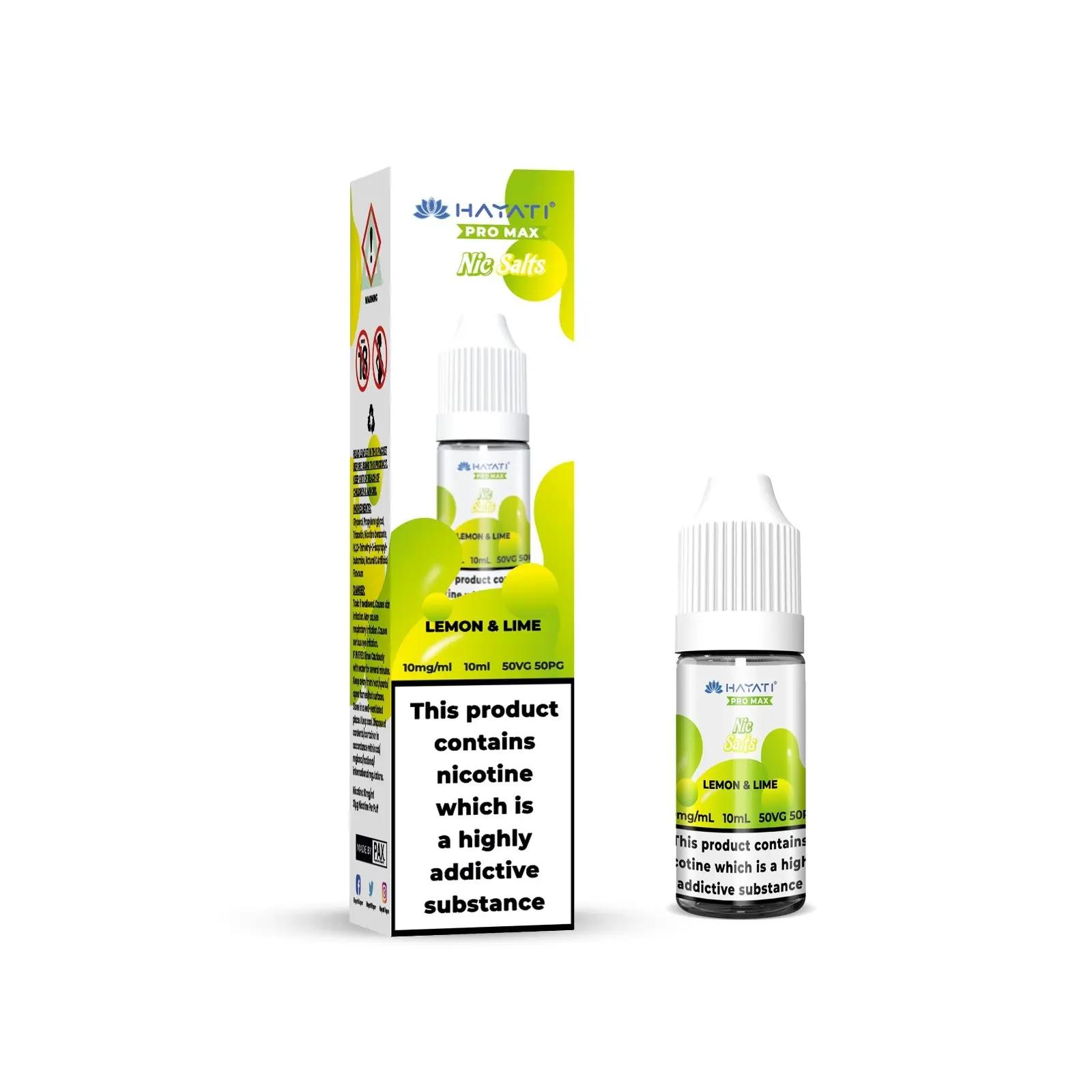 Product Image of Lemon Lime Nic Salt E-liquid by Hayati Crystal Pro Max 10ml