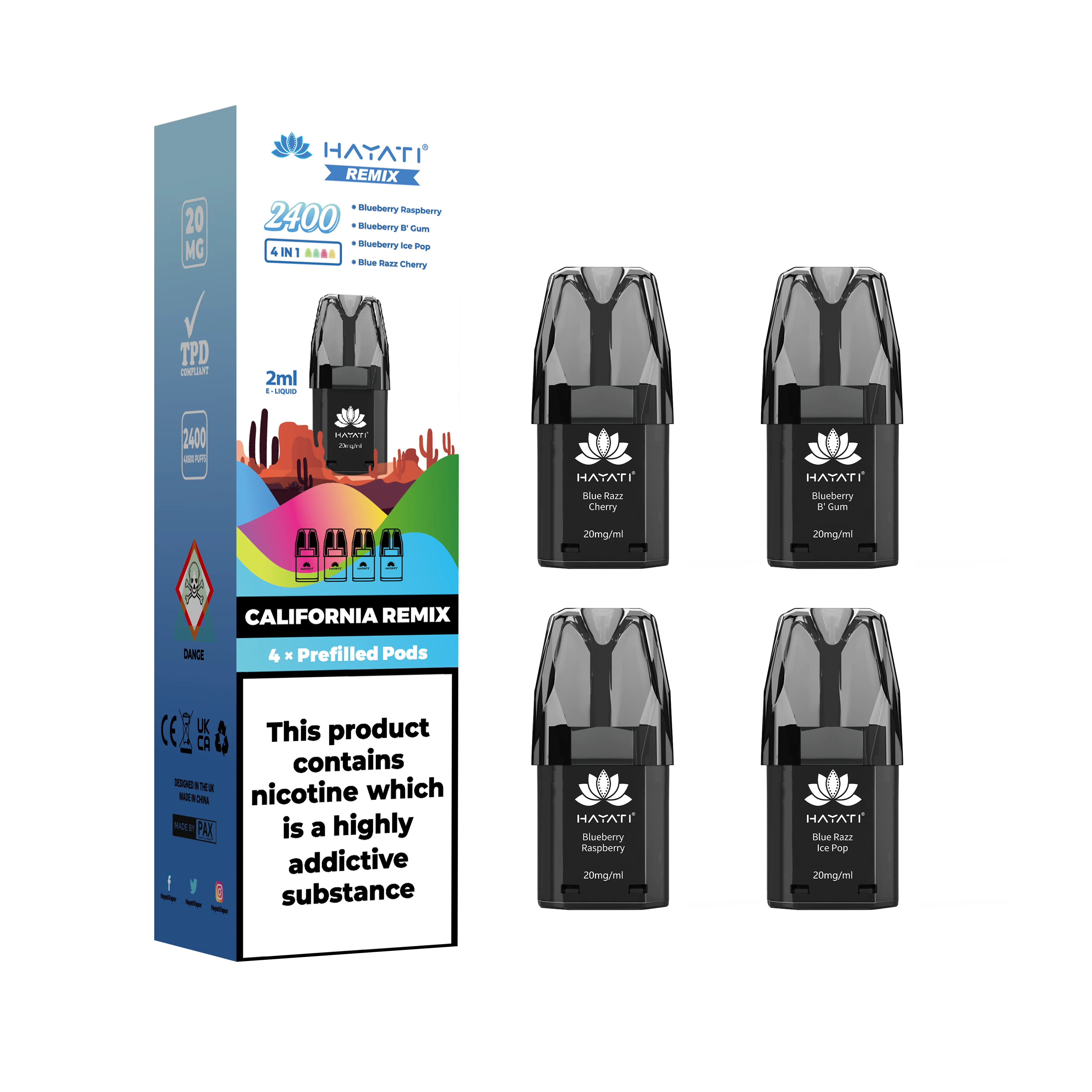 Product Image of Hayati Remix 2400 Puffs Prefilled Pods