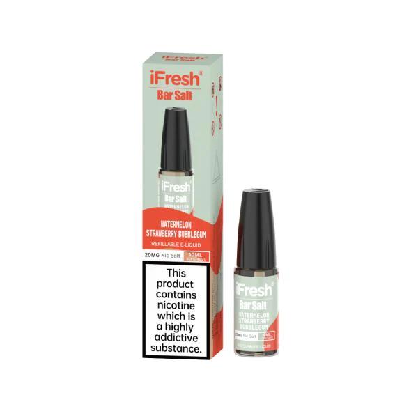 Product Image of Watermelon Strawberry bubblegum Nic Salt E-Liquid by iFresh 10ml