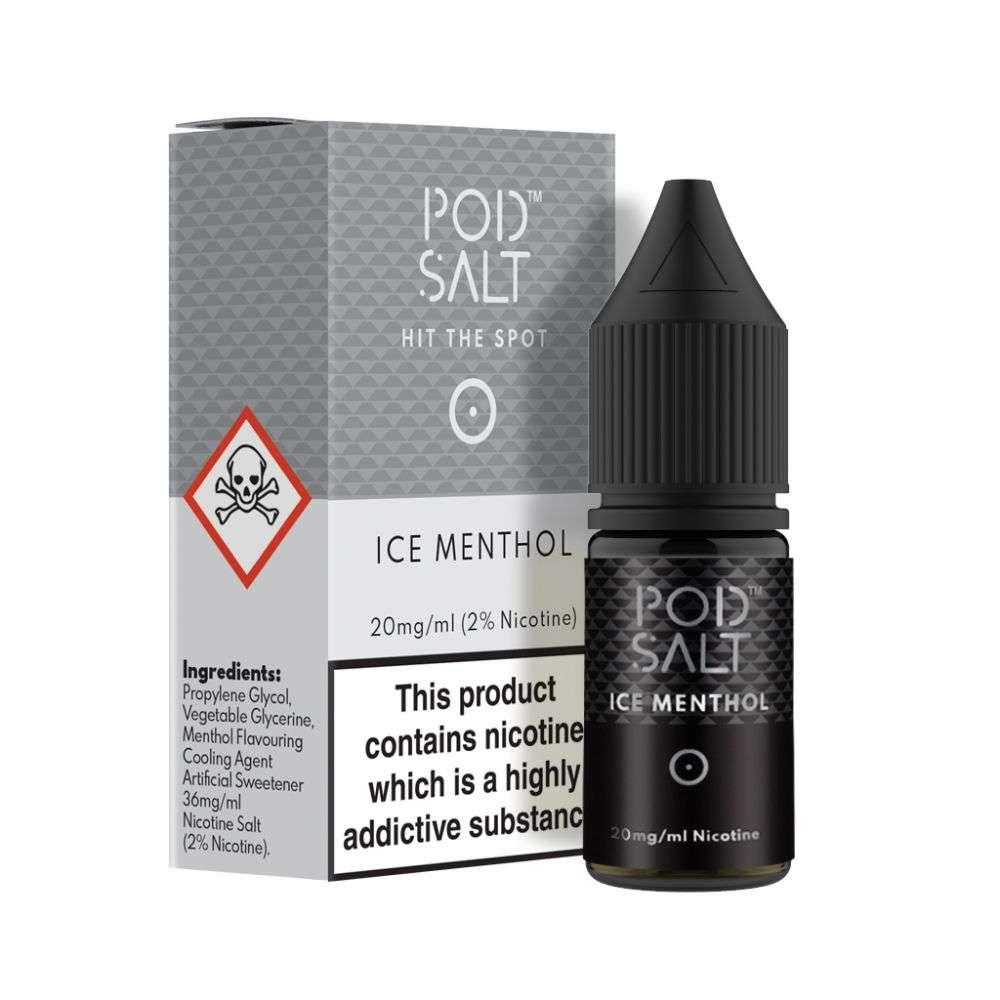 Product Image of Ice Menthol Nic Salt E-Liquid by Pod Salt 10ml