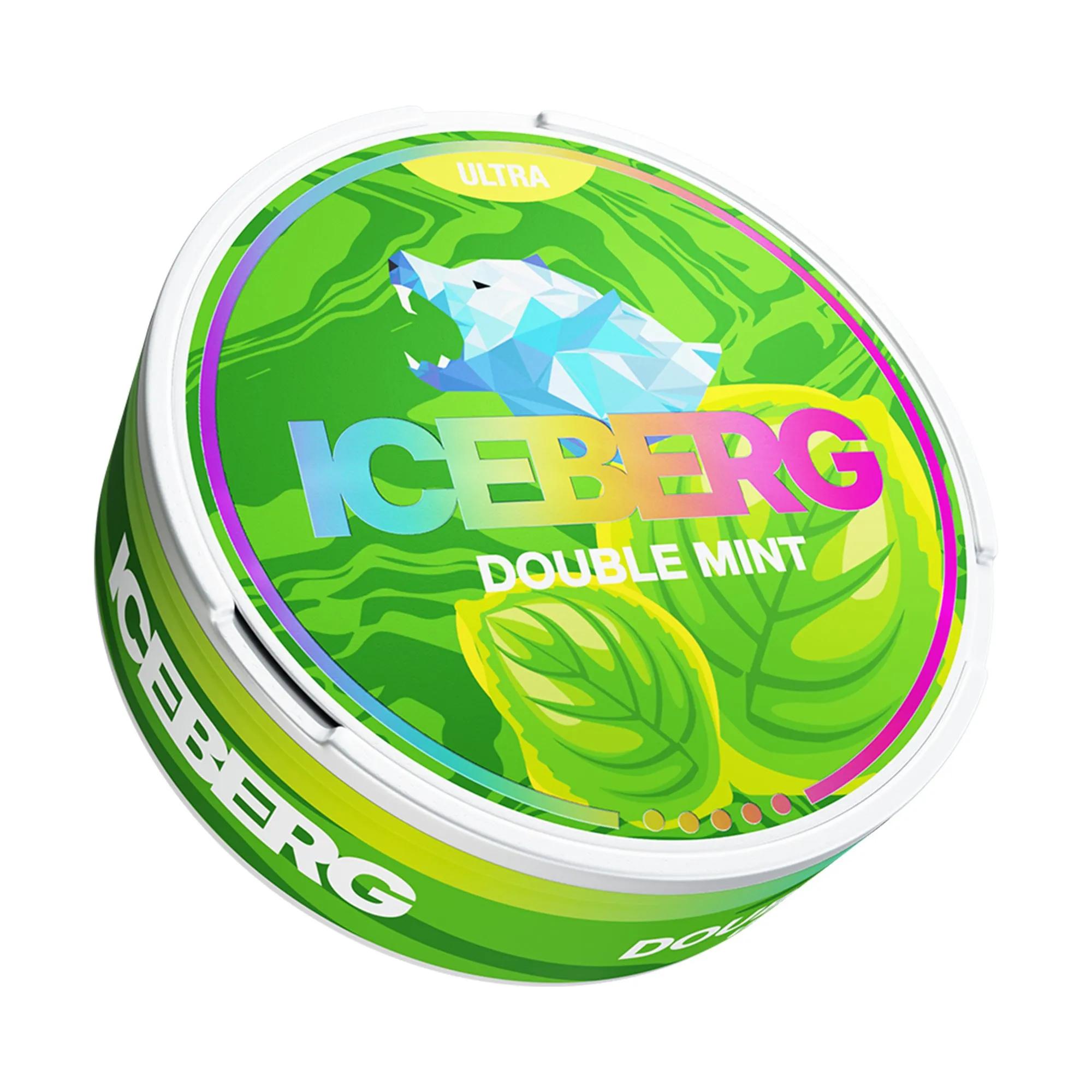 Product Image of Double Mint Ultra Nicotine Pouches by Ice Berg 150mg/g